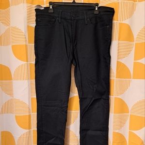Mens Levis 511 Slim Stretch Jeans Dark Blue Size 36x32